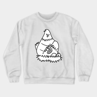 knitting chicken Crewneck Sweatshirt